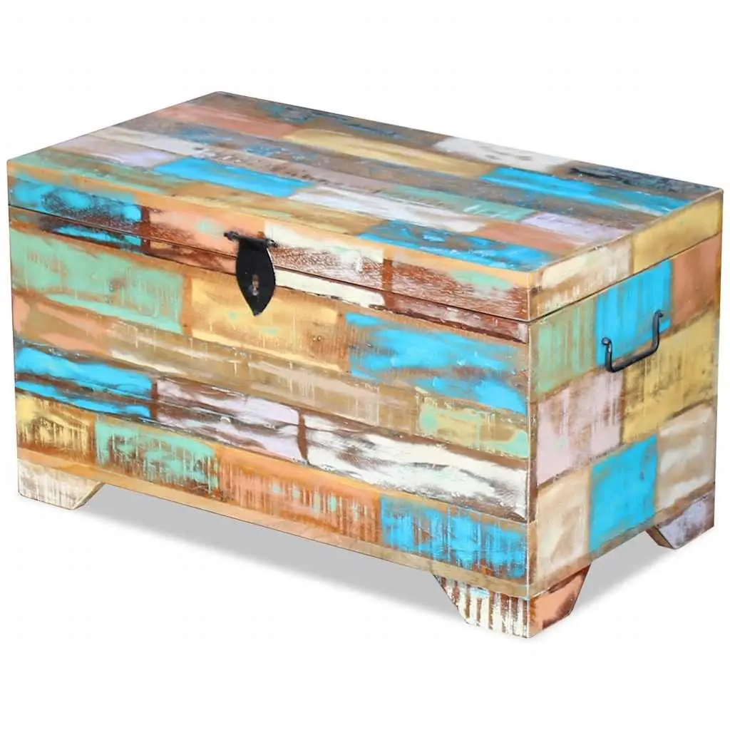 Reclaimed Wood Vintage Storage Chest