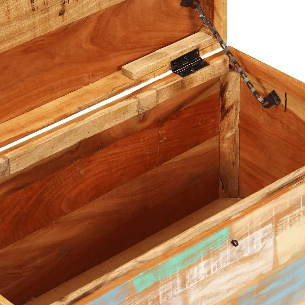 Reclaimed Wood Vintage Storage Chest