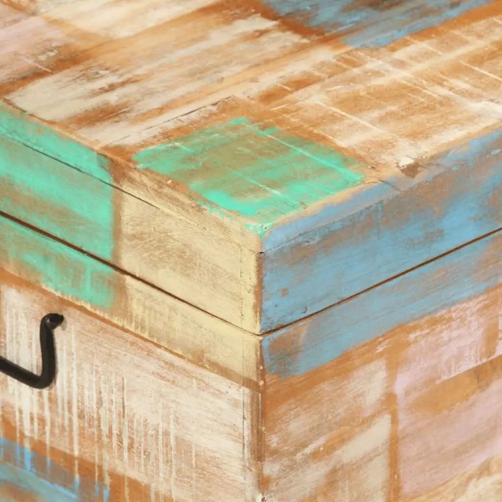 Reclaimed Wood Vintage Storage Chest