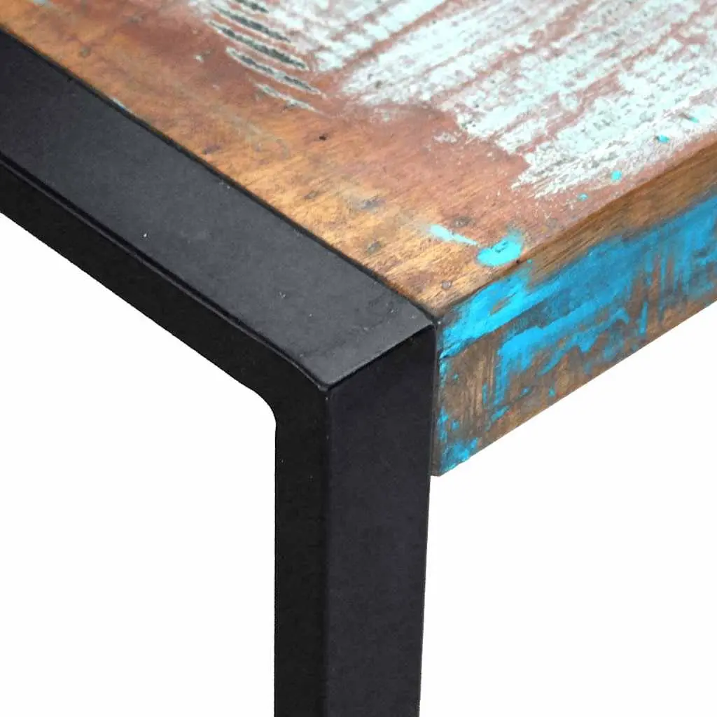 Three Piece Nesting Tables Solid Reclaimed Wood Stackable End Side Coffee