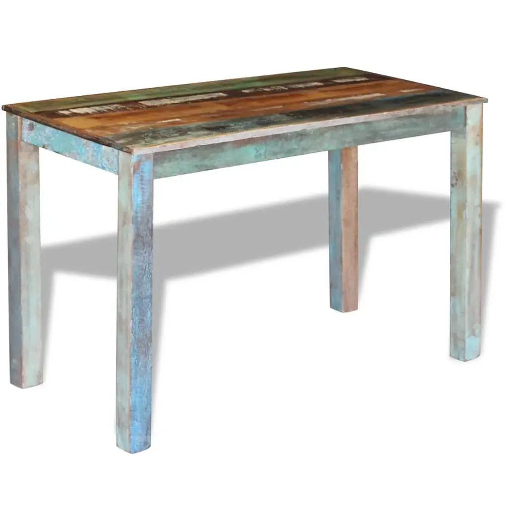 Dining Table Solid Reclaimed Wood Kitchen Room Furniture Antique Style Handmade