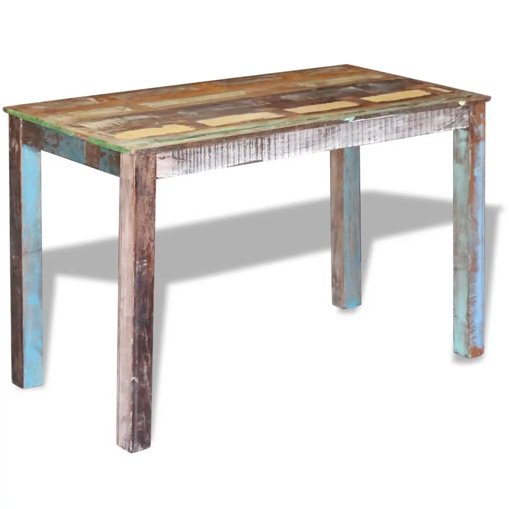 Dining Table Solid Reclaimed Wood Kitchen Room Furniture Antique Style Handmade