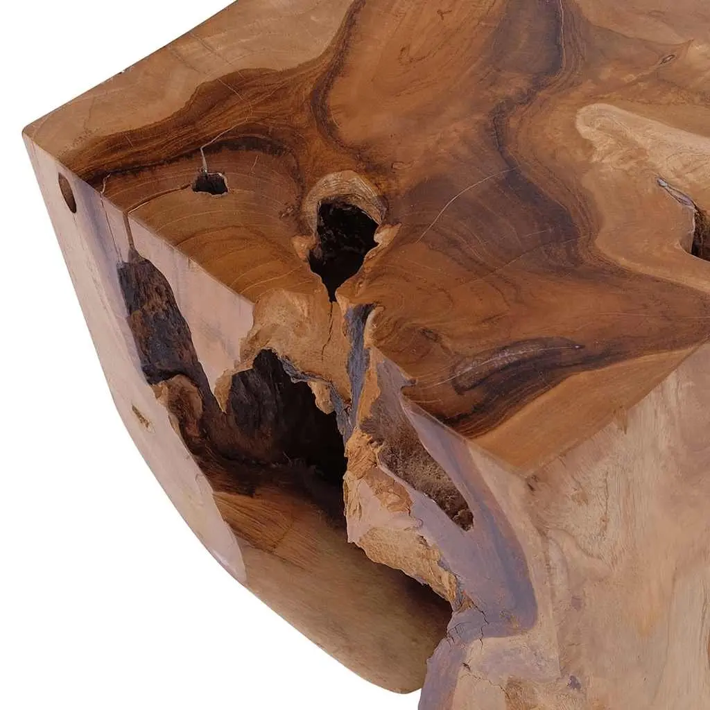 Solid Teak Handmade Stool