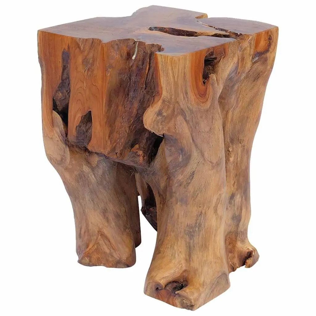 Solid Teak Handmade Stool