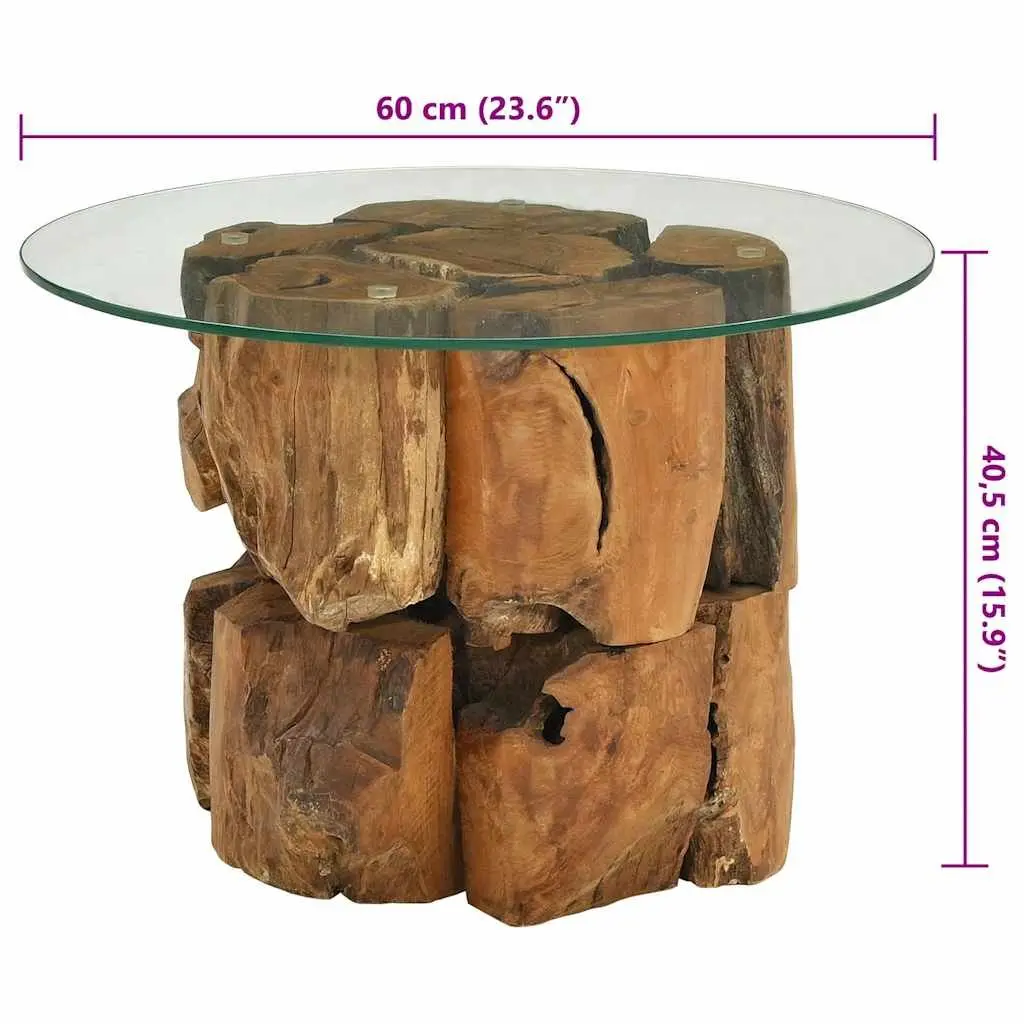 Rustic Handmade Driftwood Coffee Table
