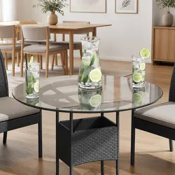 Specifications for Round Tempered Glass Table Top 600mm