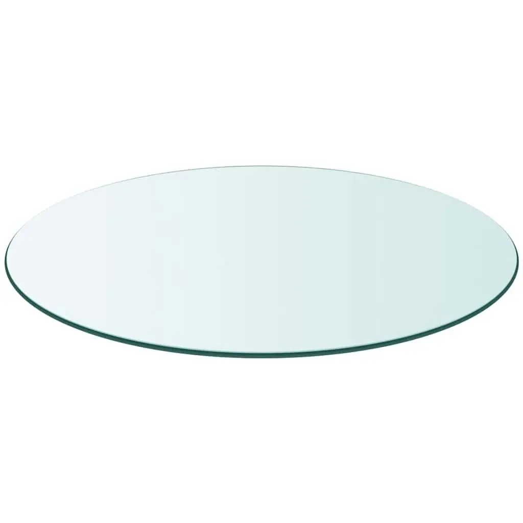 80cm Diameter Round Tempered Glass Table Top