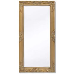 100x50cm Bevelled Edge Wall Mirror with Ornate Frame