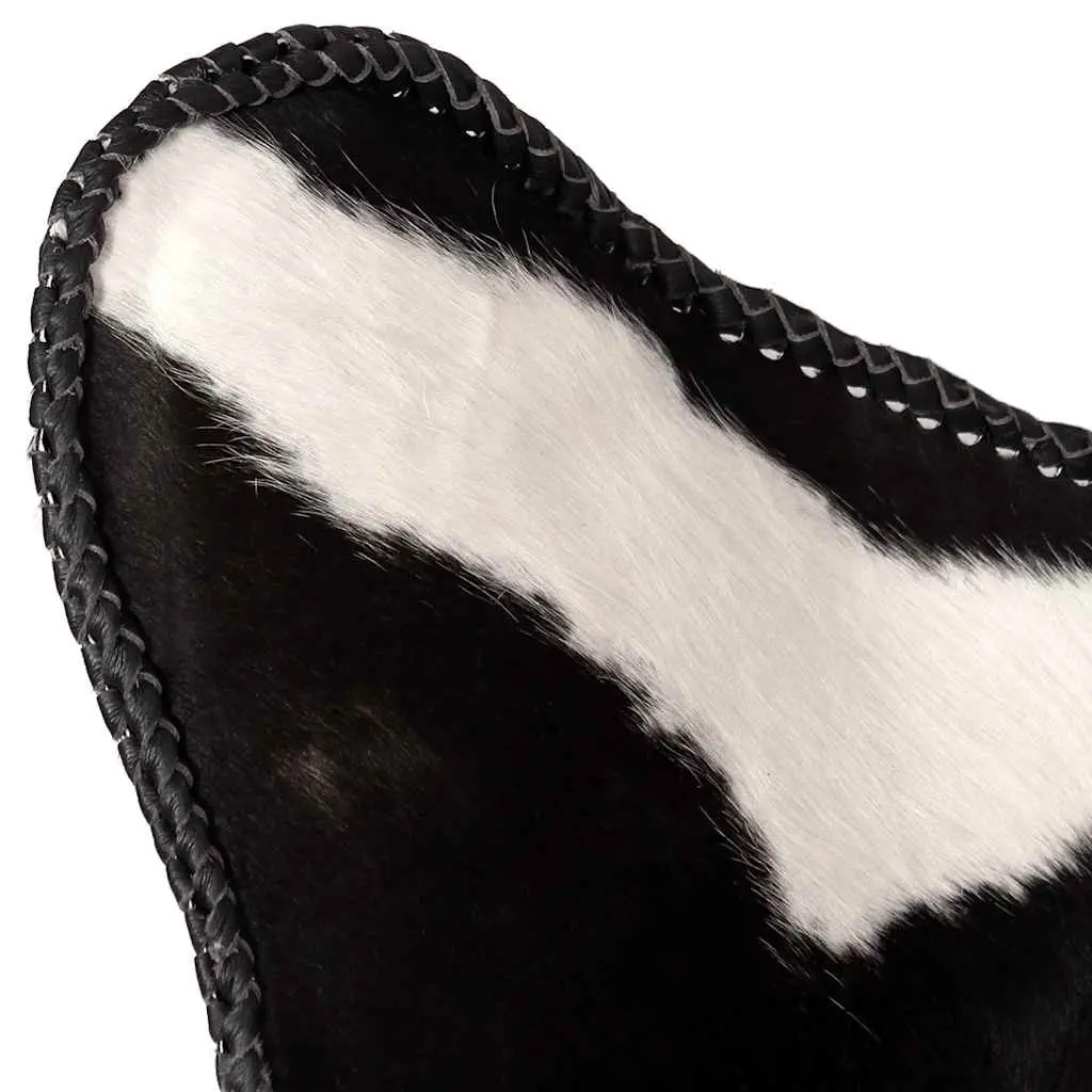Black Cowhide Butterfly Chair