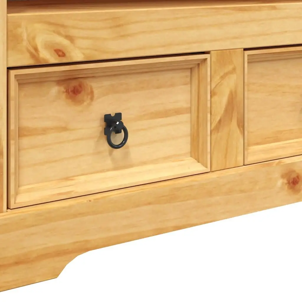 TV Cabinet Mexican Pine Corona Range Rustic TV Stand Entertainment Unit