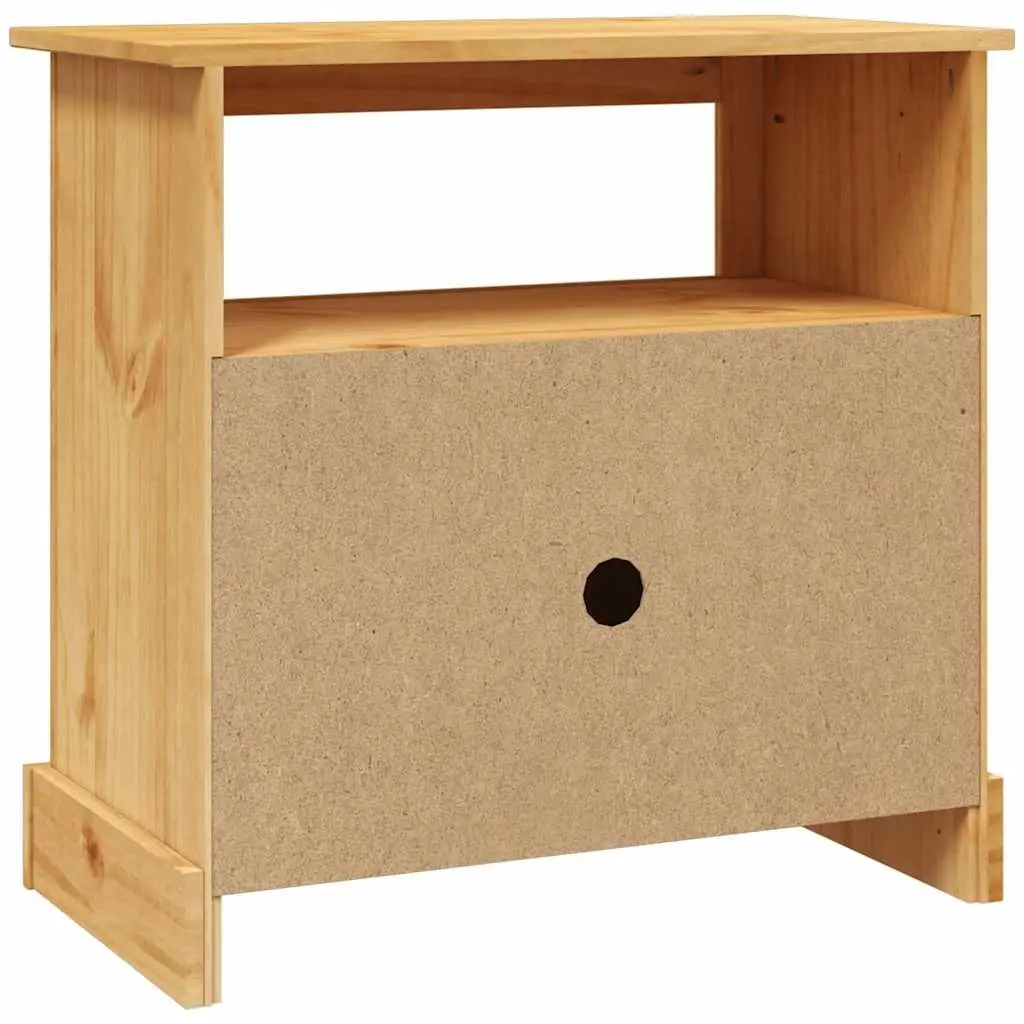 TV Cabinet Brown Rustic Living Room Entertainment Unit Storage Shelf