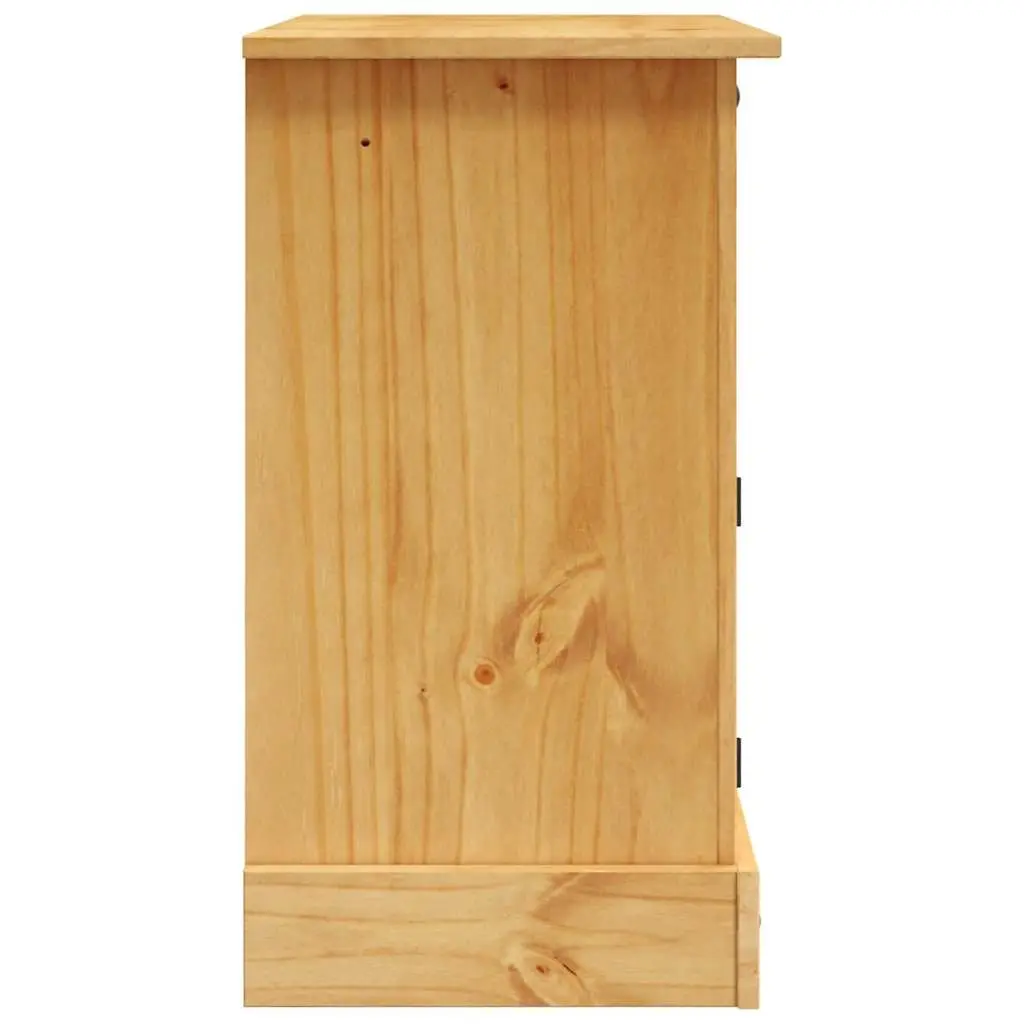 TV Cabinet Brown Rustic Living Room Entertainment Unit Storage Shelf
