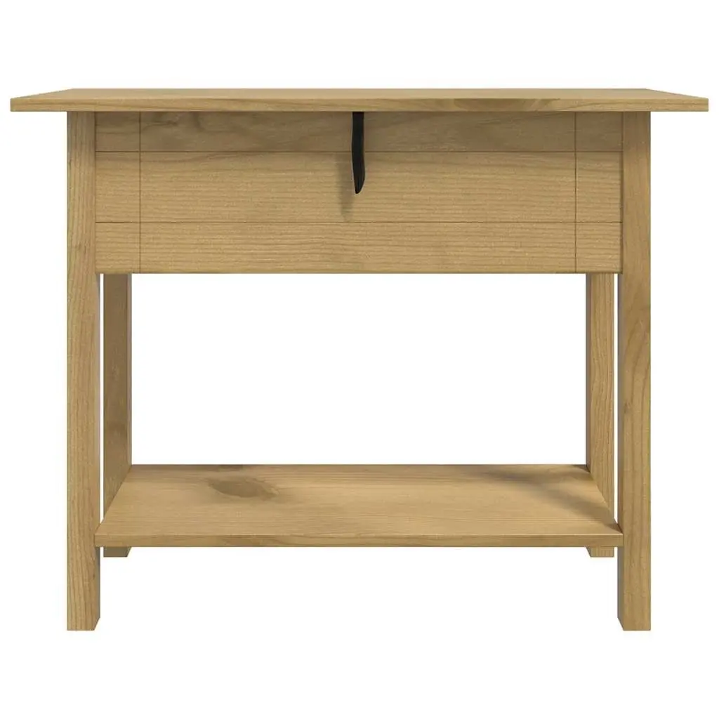 Console Table Rustic Mexican Style Storage Shelf Drawers Accent Hallway Living