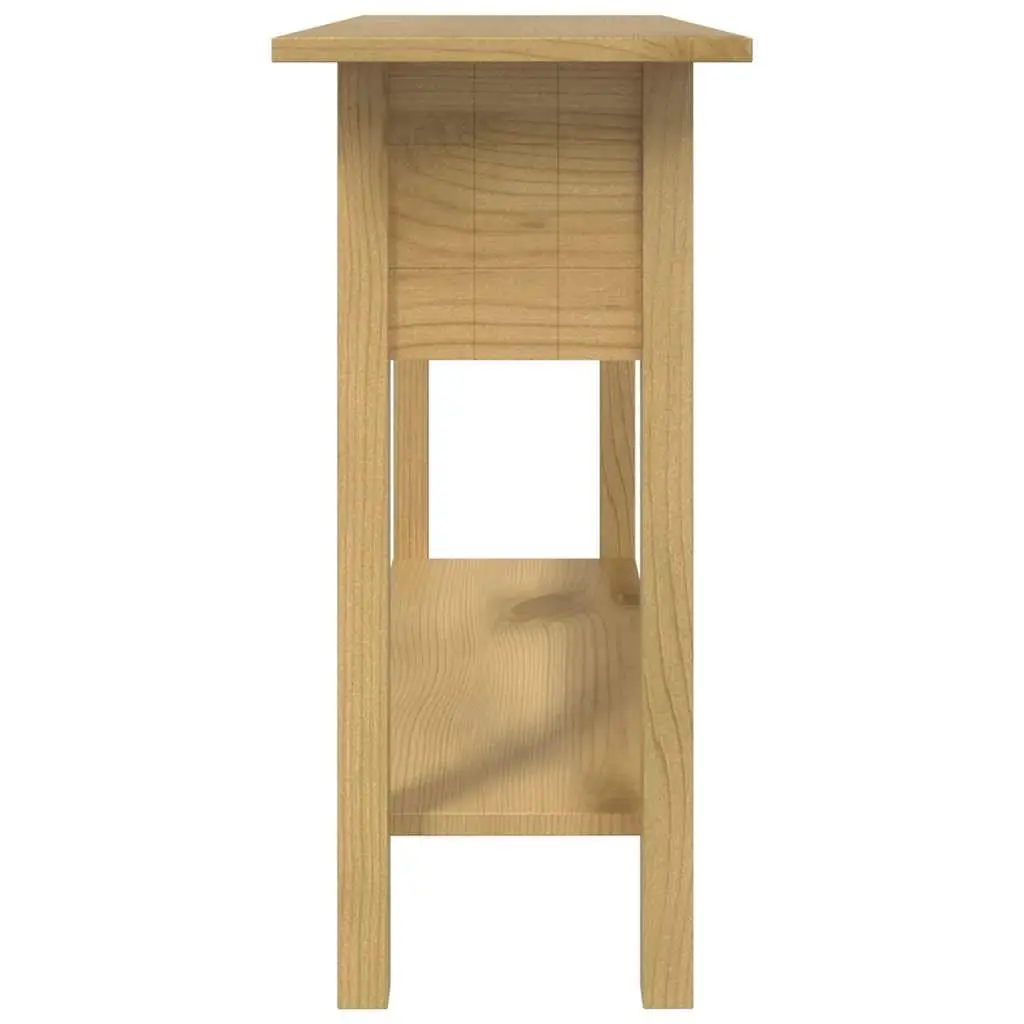 Console Table Rustic Mexican Style Storage Shelf Drawers Accent Hallway Living