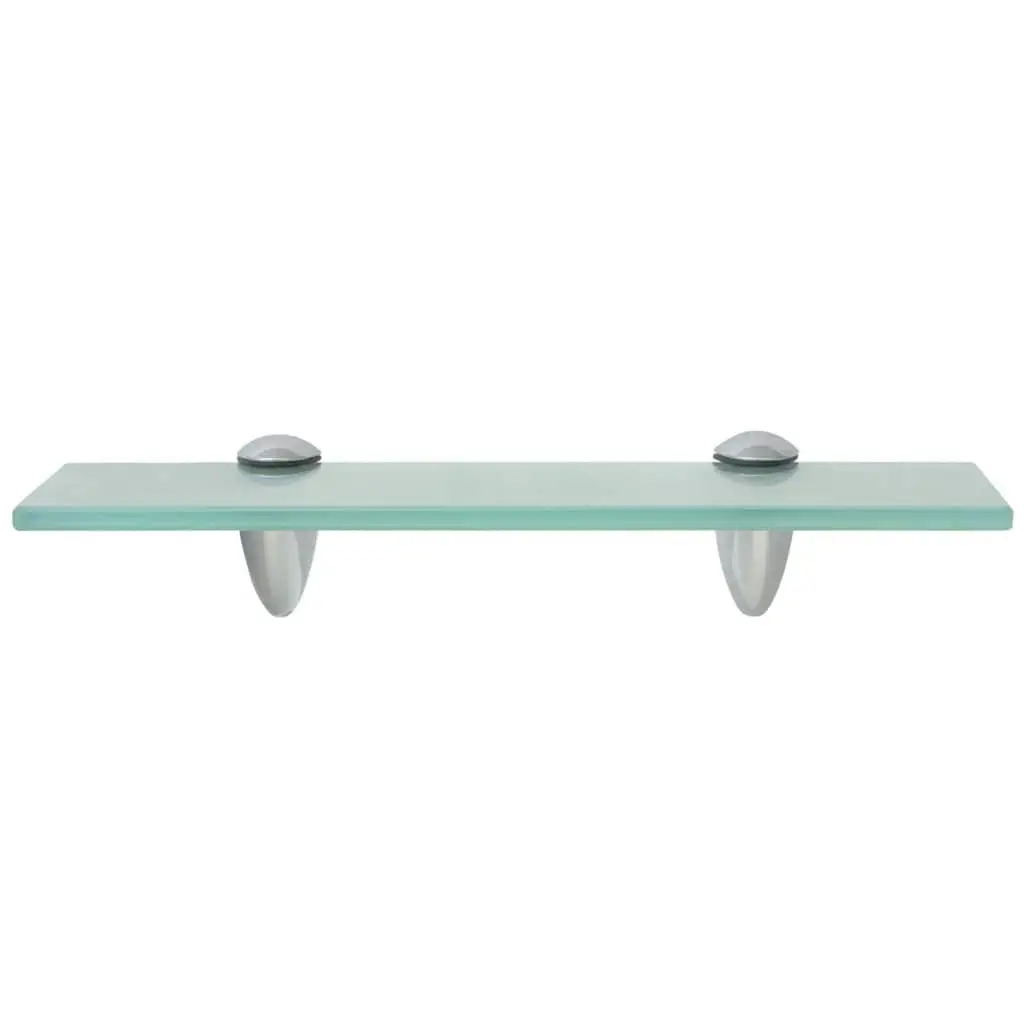 Floating Wall Shelf Glass 30x10 cm Modern Bathroom Bedroom Living Room Display