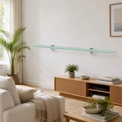 100x10 cm Floating Glass Shelf - Specifications and Features