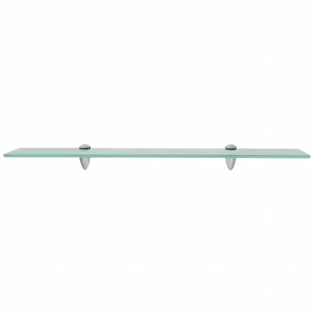 Floating Wall Shelf Transparent Glass 70x20 cm Modern Home Display Bracket