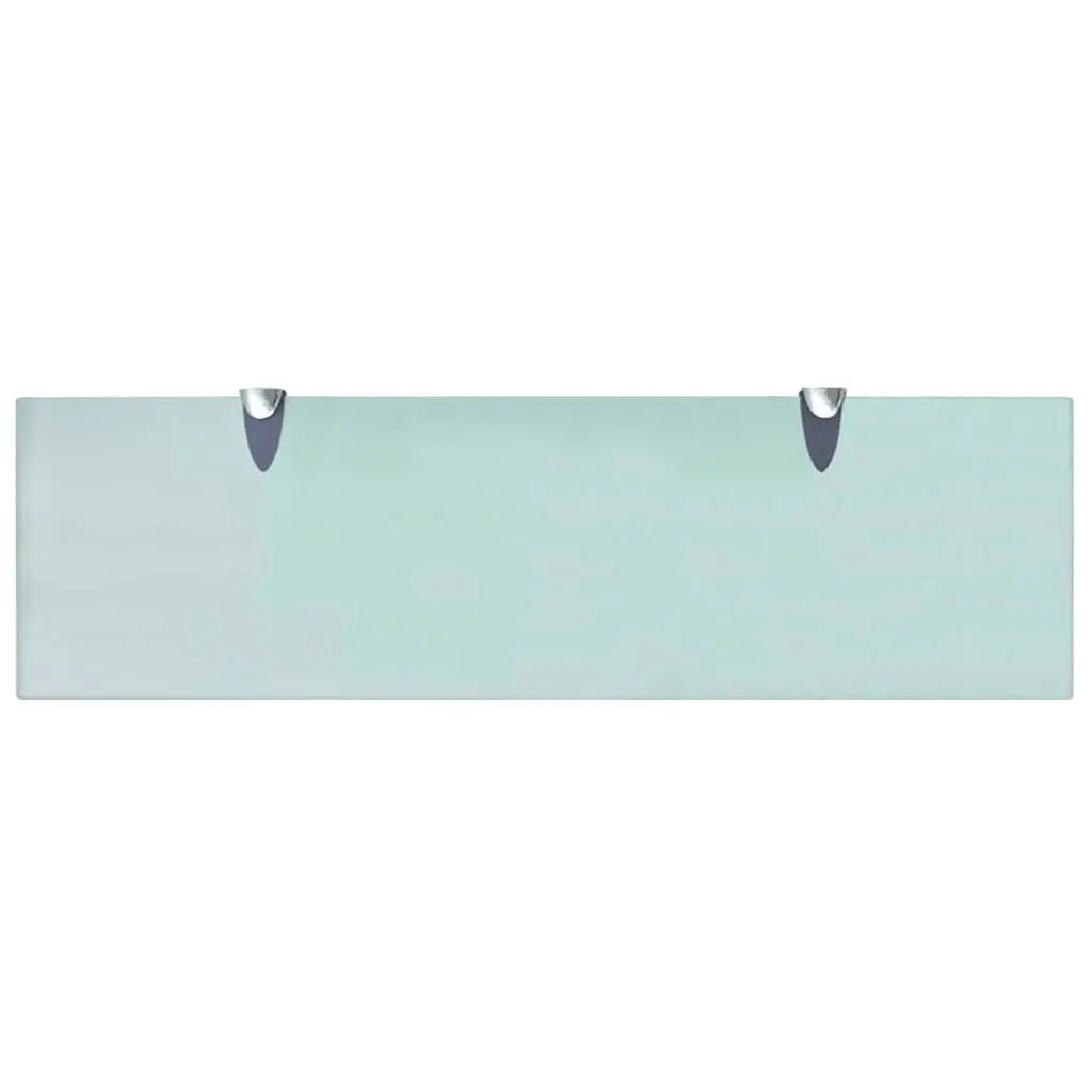 Floating Wall Shelf Transparent Glass 70x20 cm Modern Home Display Bracket