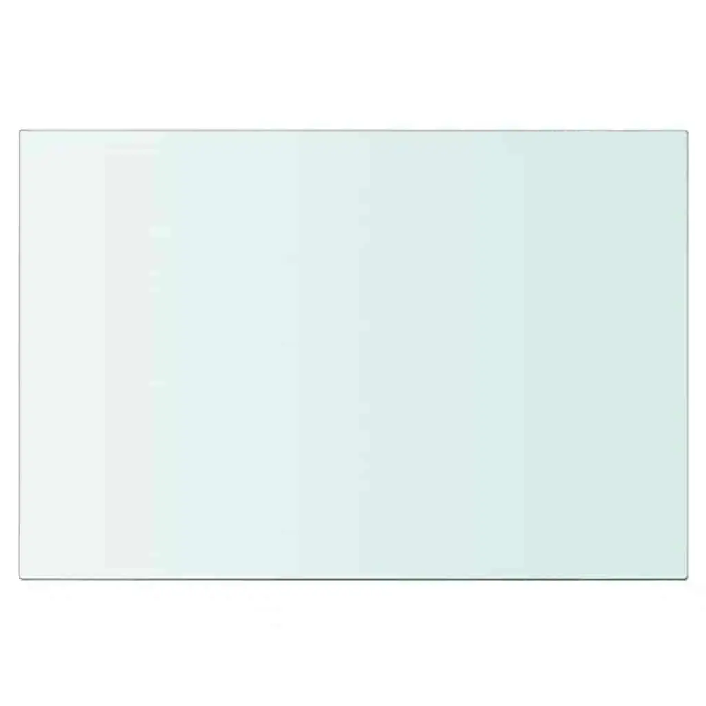 Tempered Glass Wall Shelf Panel for Home Shop 20x30cm Clear