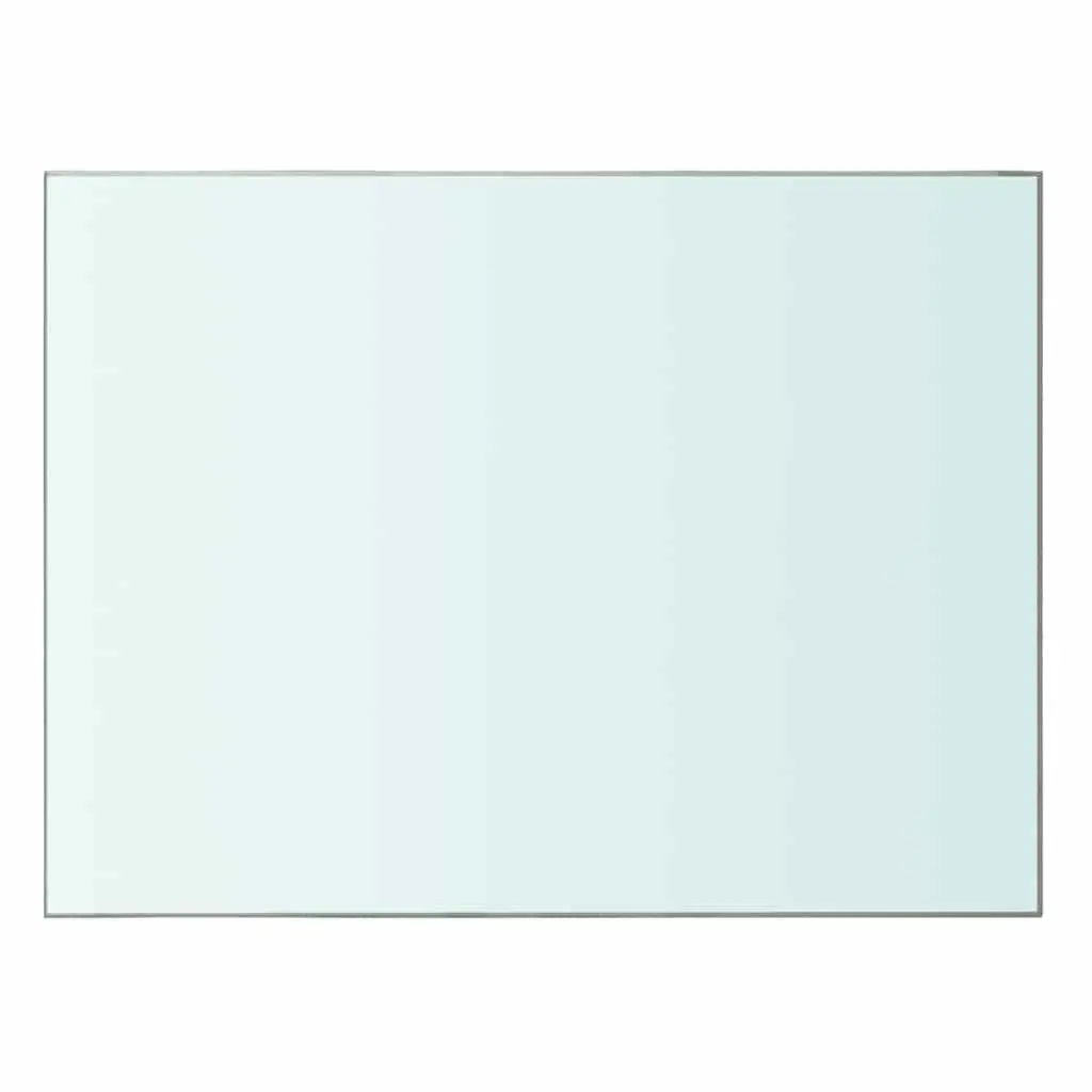 40x30 cm Clear Tempered Glass Shelf Panel