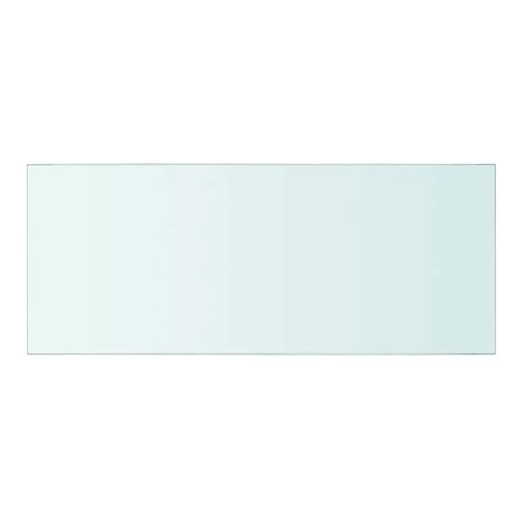 Clear Glass Shelf Panel 50x20 cm