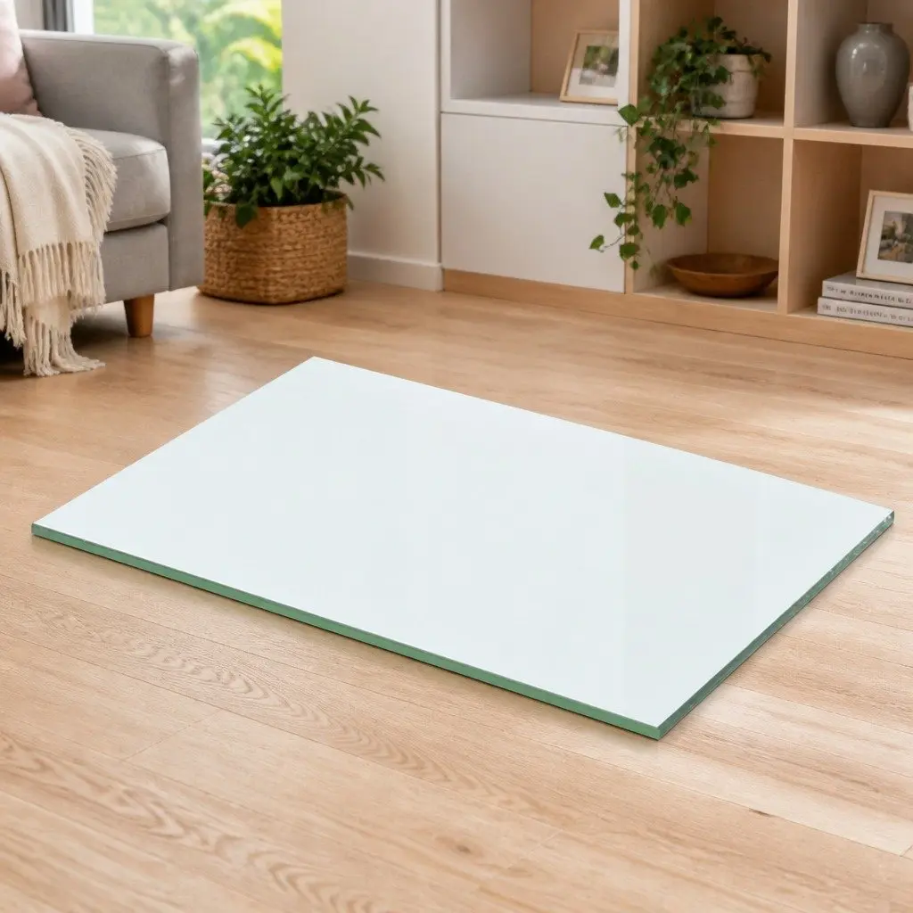 Transparent Glass Shelf Panel