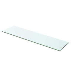 Glass Shelf Panel, Tempered Glass 60x12 cm, 15 kg Load