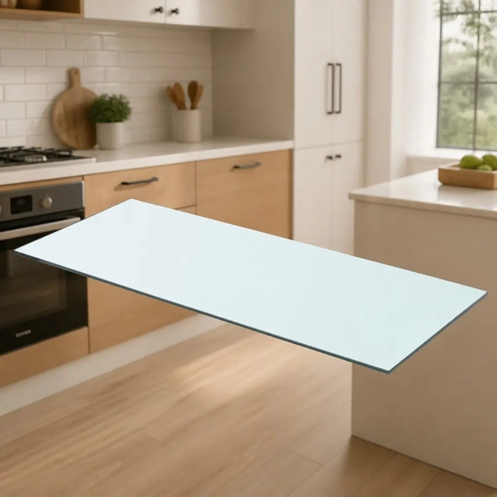 Glass Wall Shelf Panel 70x30cm