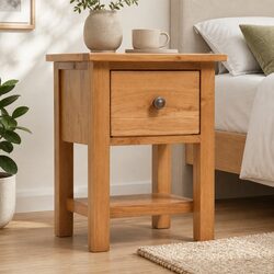 Dimensions and Features of Wooden Nightstand