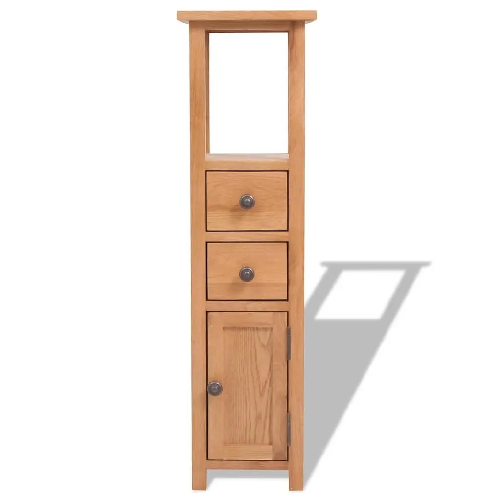 Corner Cabinet for Home 26x26x94 cm Storage Cupboard with 2 Drawers