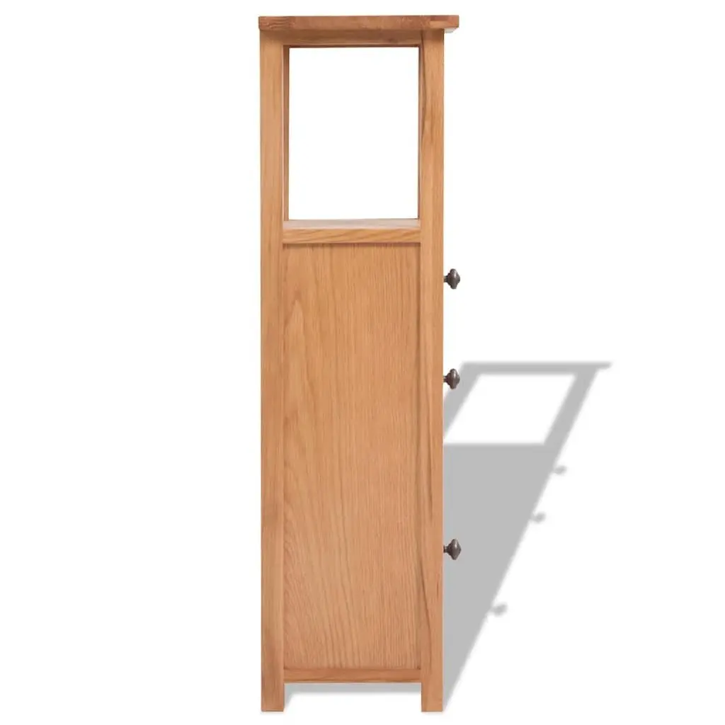 Corner Cabinet for Home 26x26x94 cm Storage Cupboard with 2 Drawers