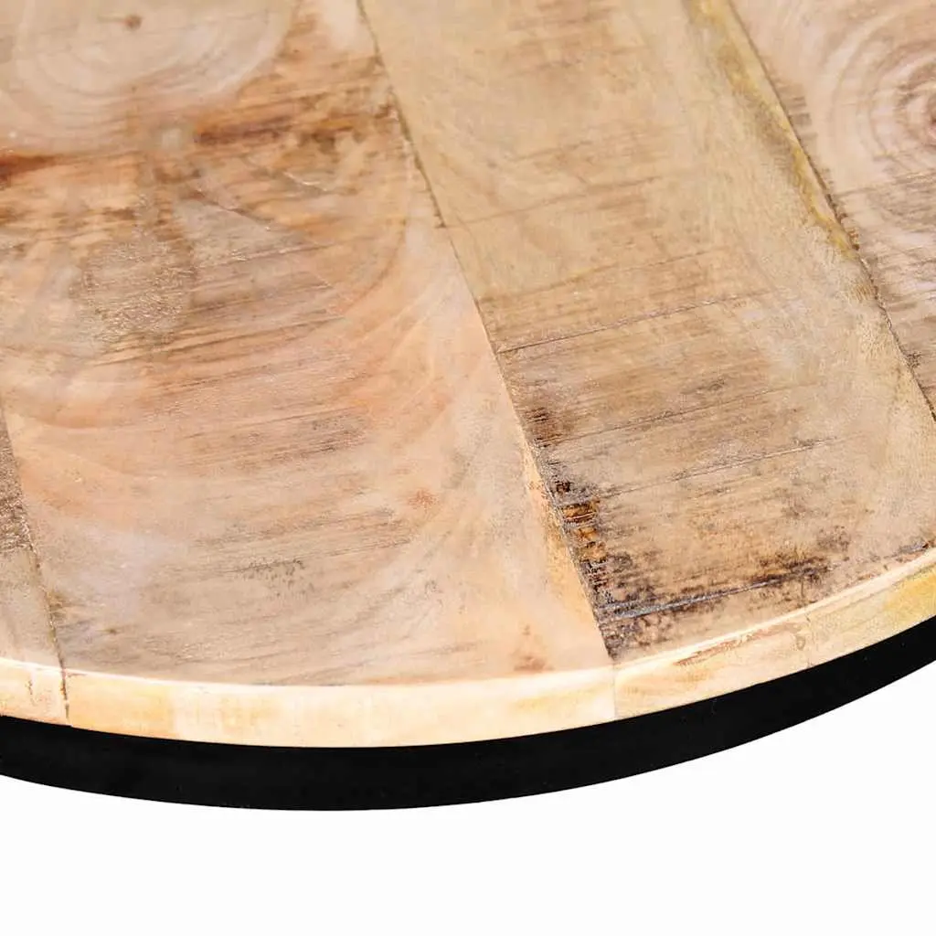 Coffee Table Set Living Room 40/50 cm Round Wooden Accent Tables