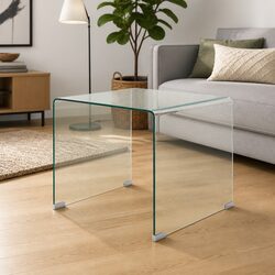 Specifications of the Clear Tempered Glass Coffee Table