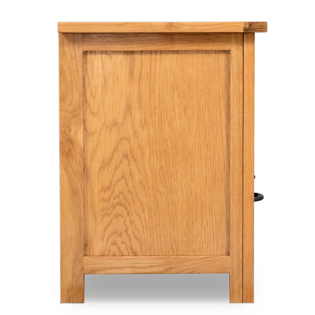 Wooden TV Cabinet for Living Room Brown 90 x 35 x 48 cm