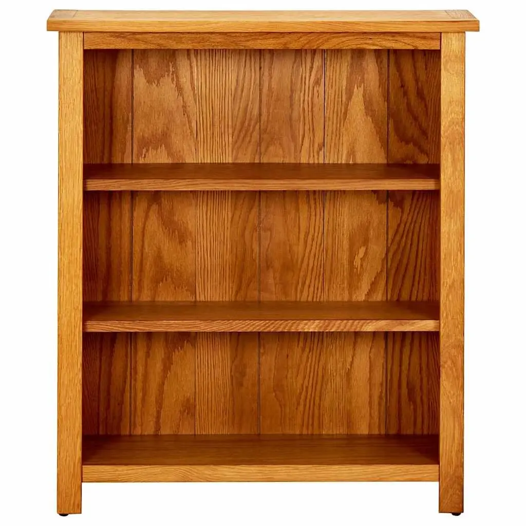 3-Tier Wooden Bookcase for Study Room Living Space Home Library 70x22.5x82cm
