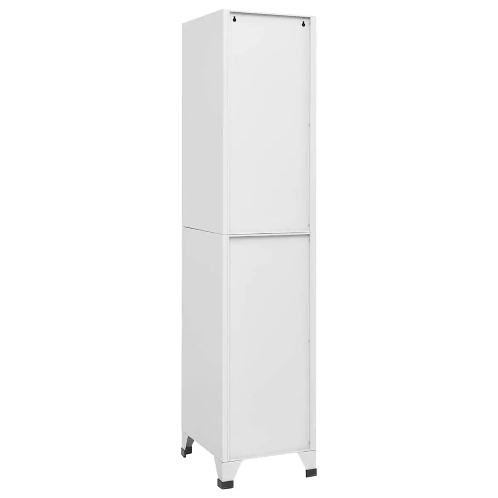 Grey Locker Cabinet with 4 Compartments