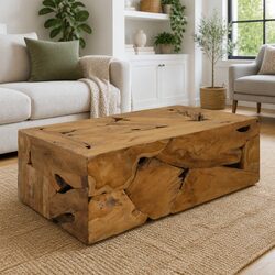 Coffee Table Specifications: 90x50x30 cm, Brown, Pre-Assembled