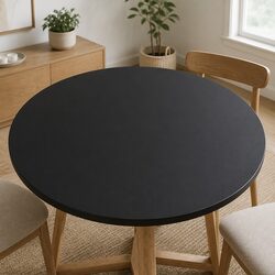 Specifications of Round 500mm Black Tempered Glass Table Top