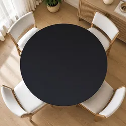 800mm Black Round Tempered Glass Table Top Specifications