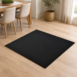 700x700mm Black Tempered Glass Table Top for All Applications