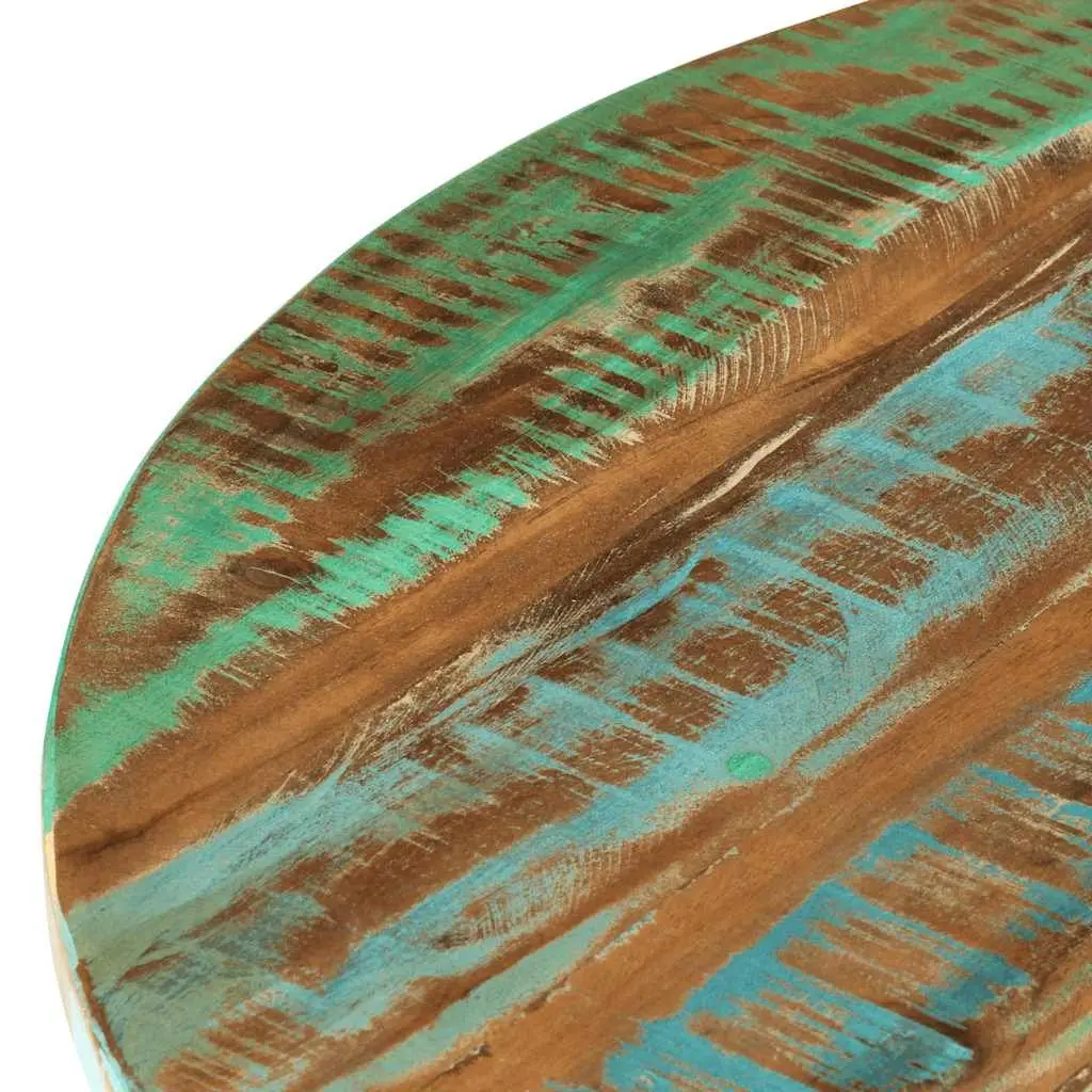Coffee Table Industrial Vintage Style 65 cm Handmade Solid Reclaimed Wood
