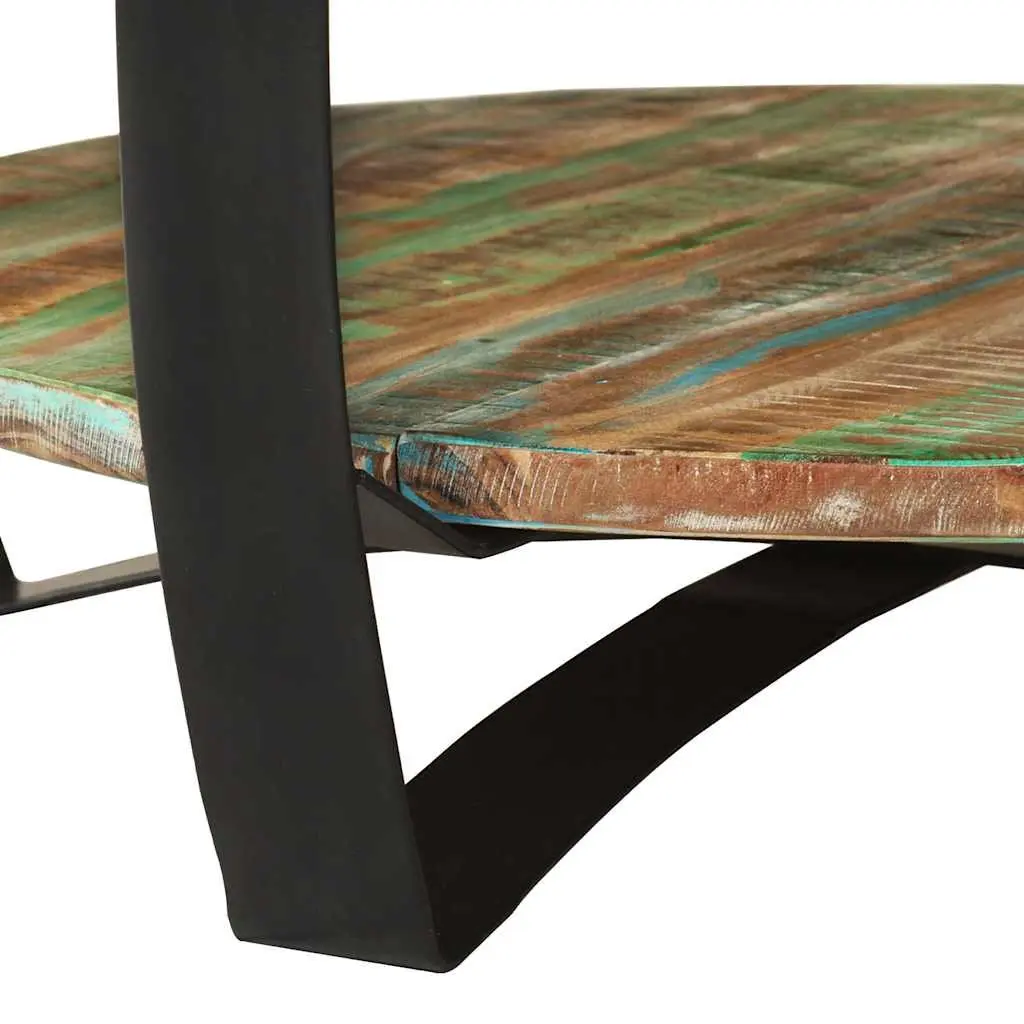 Coffee Table Industrial Vintage Style 65 cm Handmade Solid Reclaimed Wood