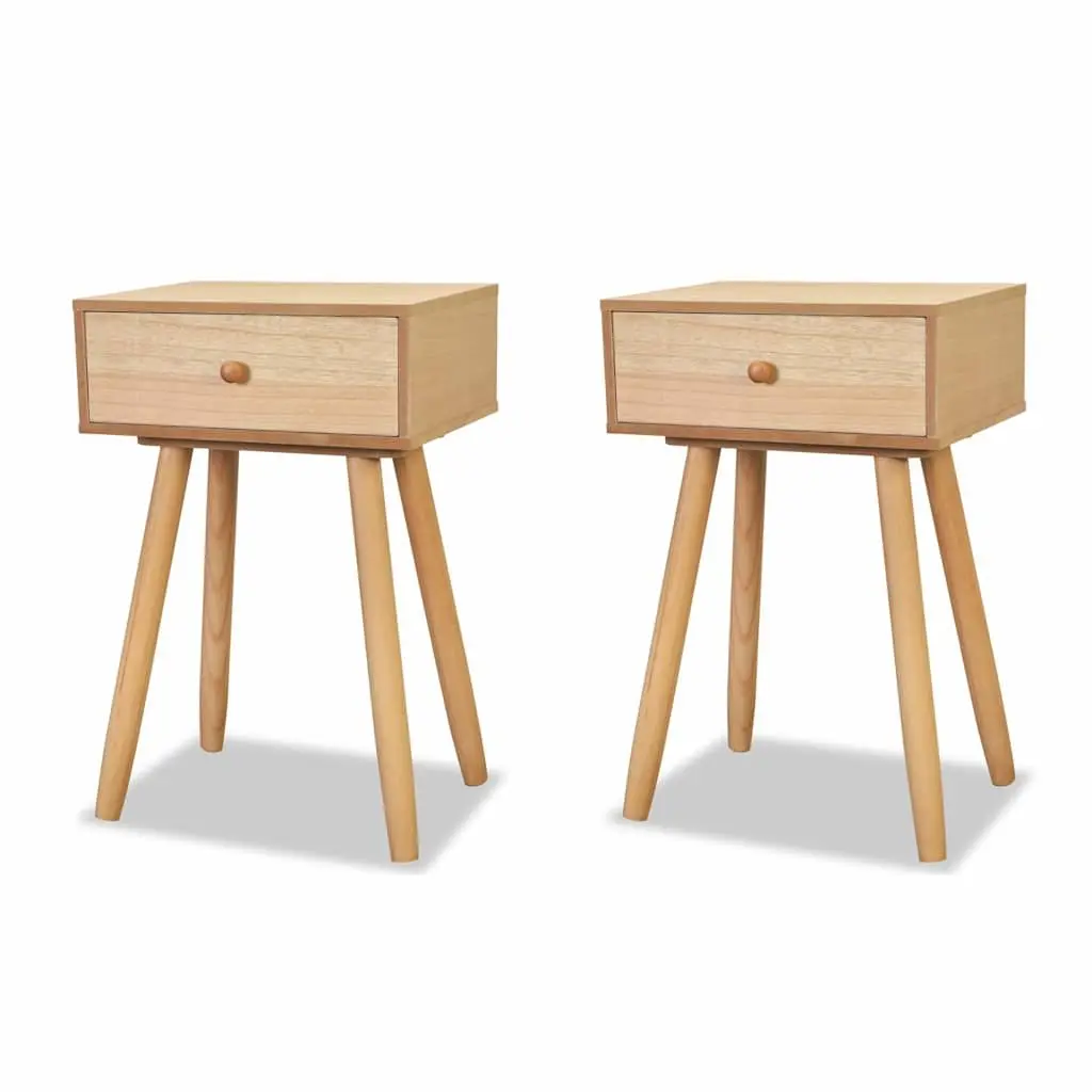 Bedside Tables 40x30x61 cm 2 pcs Solid Pinewood