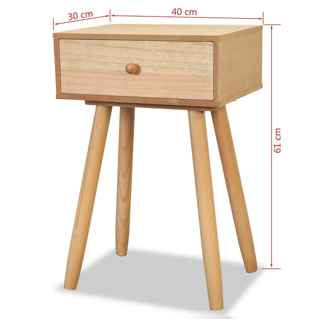 Bedside Tables 40x30x61 cm 2 pcs Solid Pinewood