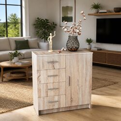 Engineered Wood Sideboard: 79 x 35 x 88 cm
