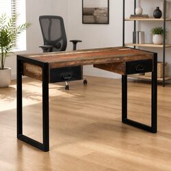 Dimensions and Specs of a Solid Reclaimed Wood Desk