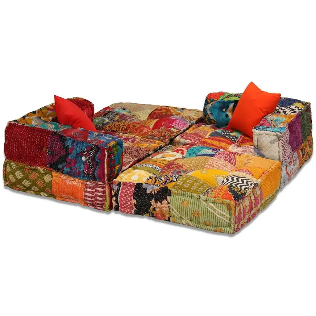 3-Seater Modular Patchwork Sofa