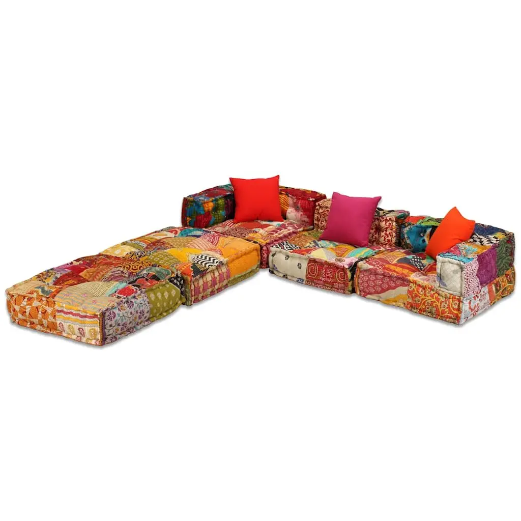3-Seater Modular Patchwork Sofa