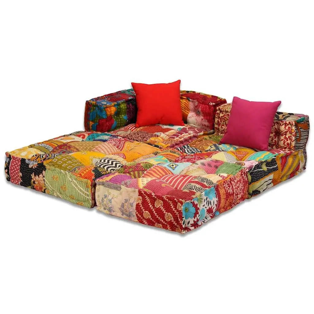 3-Seater Modular Patchwork Sofa