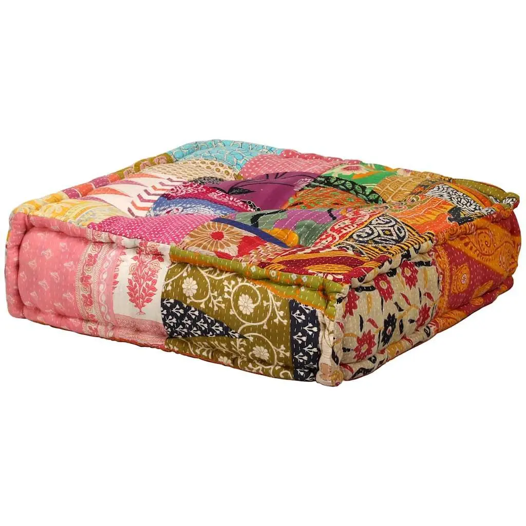 2-Seater Modular Pouffe Sofa Bed